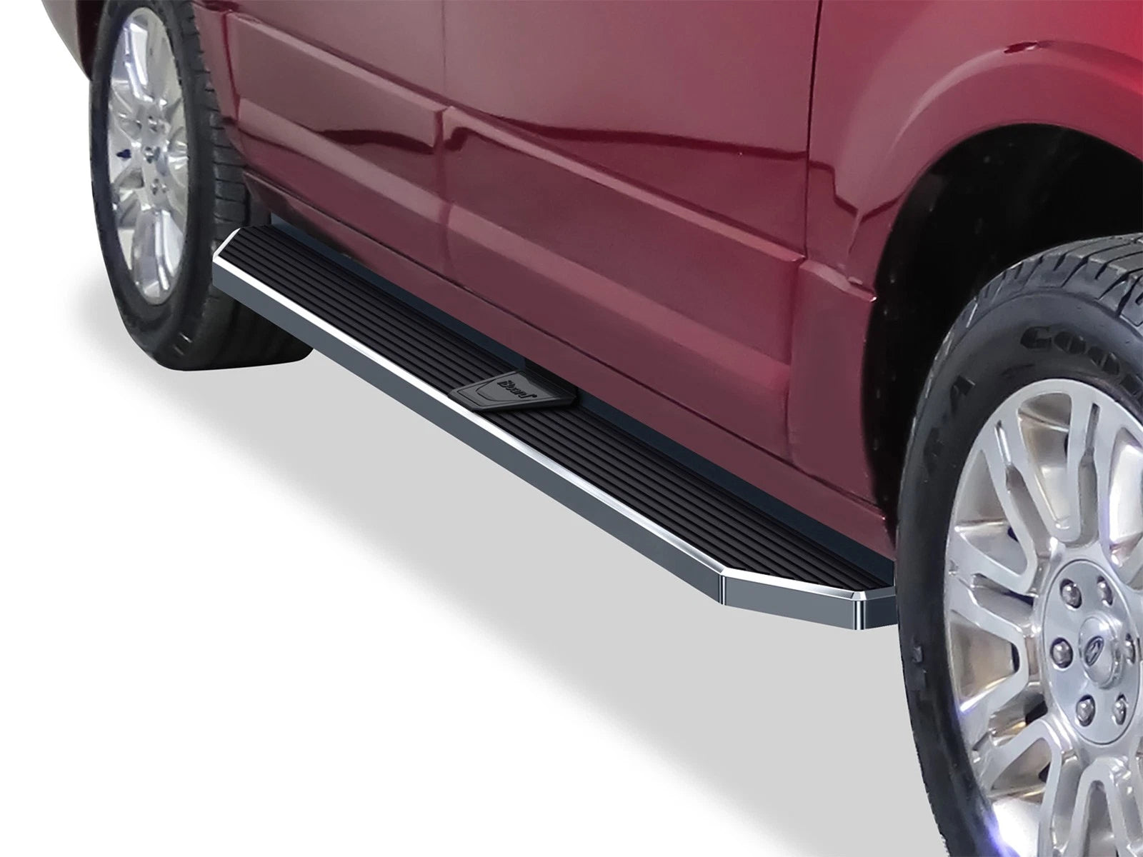 Set of 2 Polished 6" Side Step Bars for Ford Expedition (1997–2017)