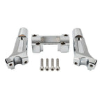 Chrome 6'' Pullback Handlebar Riser for Harley Dyna M8 Softail Street Bob (18-21)