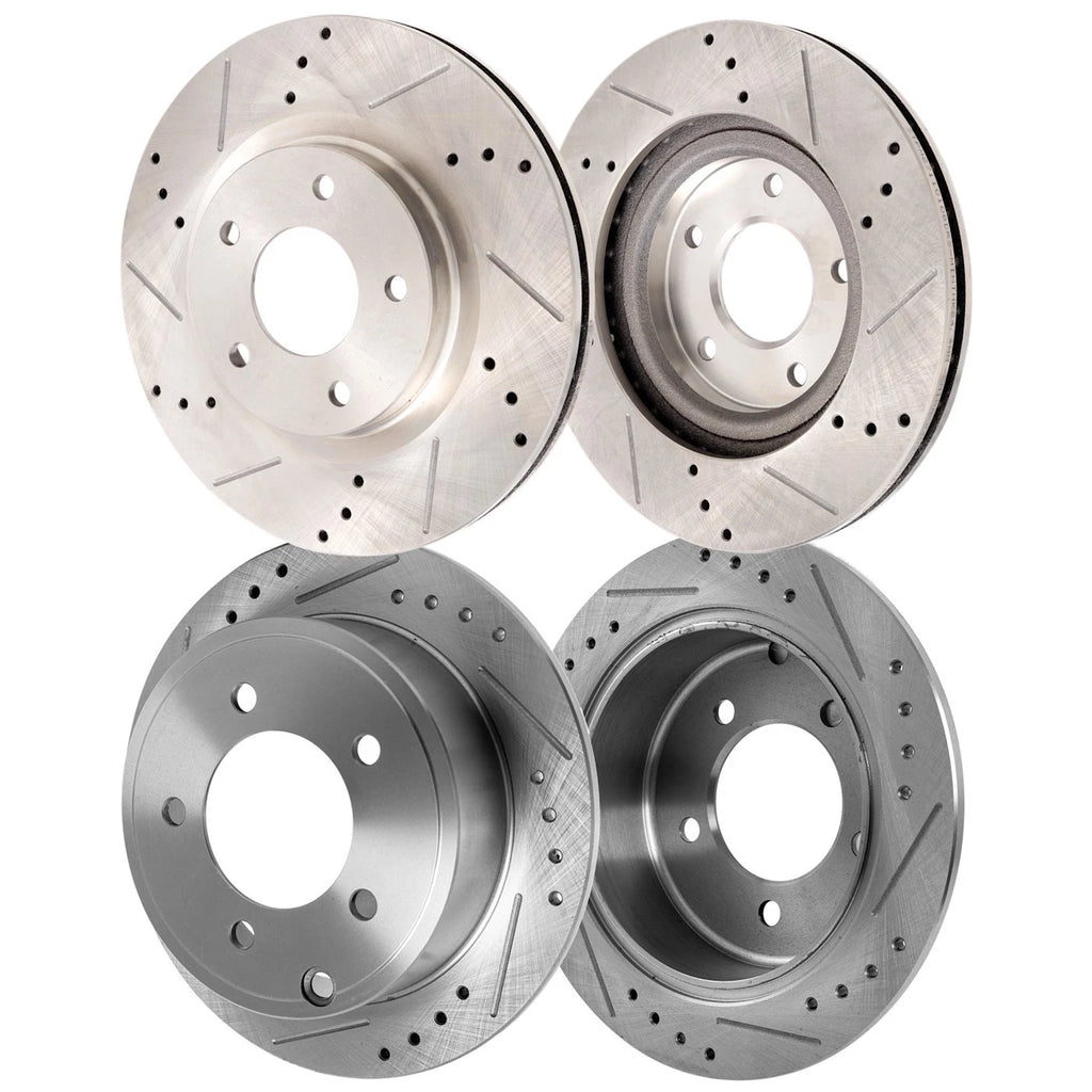 Set of 4 Brake Disc Rotors for Jeep Patriot Compass Dodge Avenger