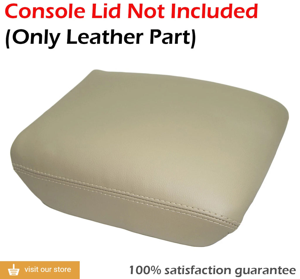 Center Console Armrest Cover for Honda Pilot (2003–2008) Beige Leather