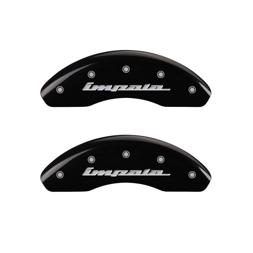 Set of 4 Caliper Covers Black for 2000-2005 Chevy Impala by MGP