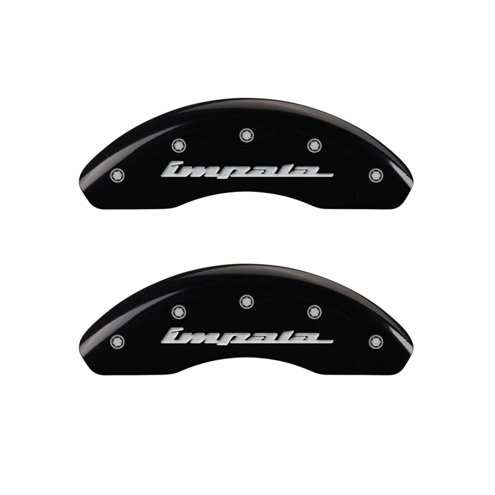 Set of 4 Caliper Covers Black for 2000-2005 Chevy Impala by MGP