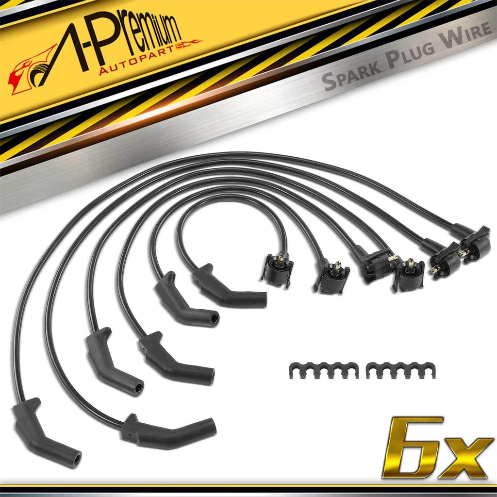 6X Spark Plug Wire Set for Ford Mustang (1994–1998) Thunderbird Mercury