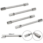 4pcs Tyre Wheel Valve Extension Extender Cap Metal Stem for Auto Car Truck