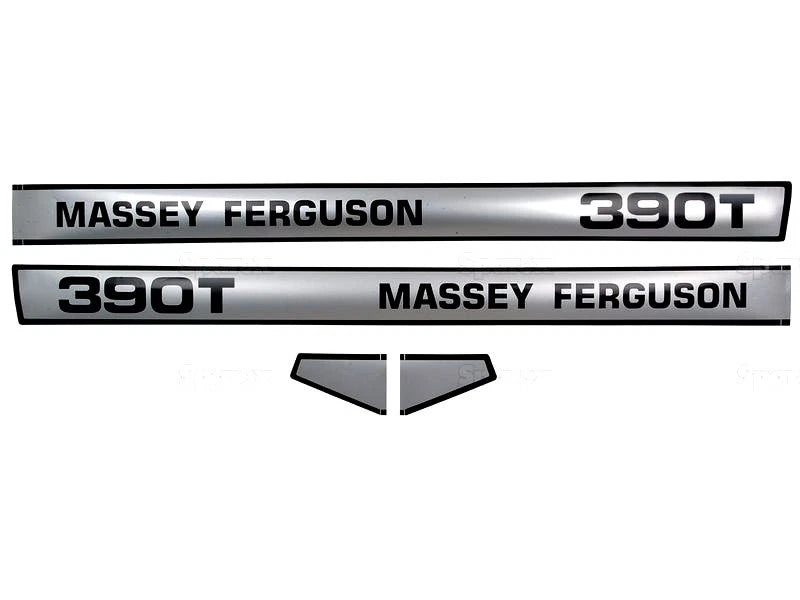 Bonnet Decal Set for Massey Ferguson 390T