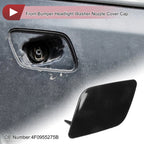 Front Left Washer Nozzle Cover Cap for Audi A6 (2009–2010) 1 Pcs Black