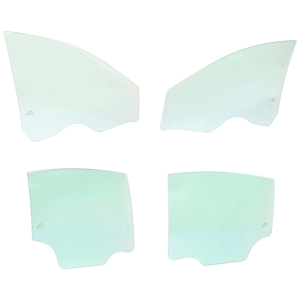 Set of 4 Door Glasses for Chevy (Front & Rear, Left & Right)