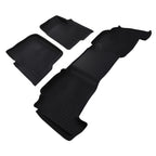 Set of 4 Black Floor Mats for Ford F-150 Super Crew Cab (2004–2008)