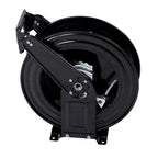 Heavy Duty Steel Power Washer Hose Reel for Auto-Retractable Use (50FT)