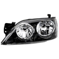 LH Headlight BLACK for Ford BA BF Falcon Fairmont (2002-2006)