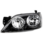 LH Headlight BLACK for Ford BA BF Falcon Fairmont (2002-2006)