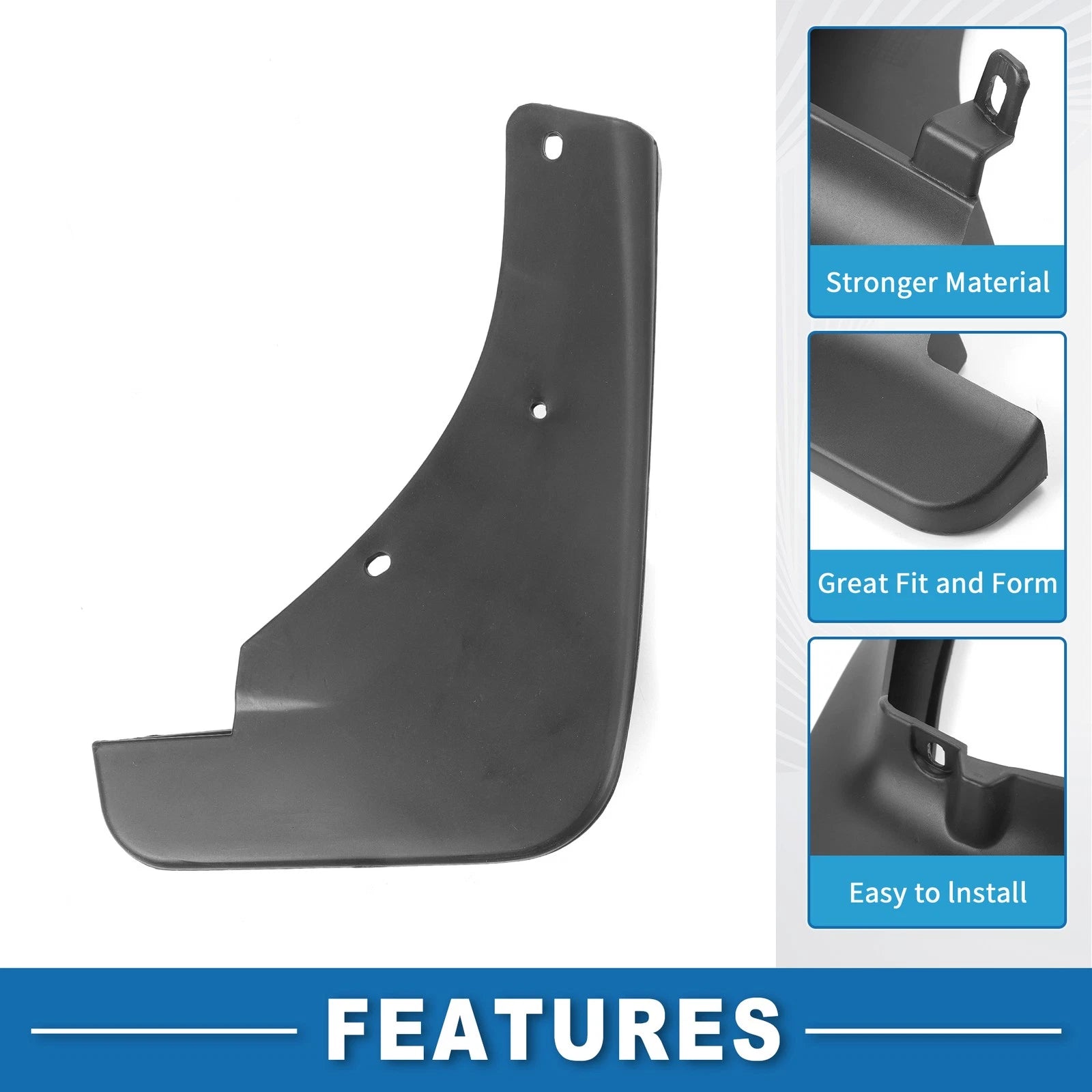 Set of 2 Front & Rear Mud Flap Splash Guards for Nissan Kicks P15 (2016–2023)