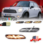 Amber LED Front Side Marker Lights for Mini Cooper R60 R61 (2011–2016)