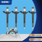 4 x NEW Injectors for Mitsubishi Pajero 3.2L 4M41 (DPF) (2000-2006)