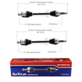 Set of 2 Rear CV Axle Shafts for Chevrolet Corvette RWD (1997–2004)