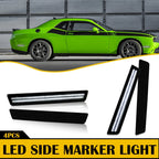 Smoked LED Side Marker Lights for Dodge Challenger (2015–2022)