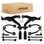Set of 12 Front Upper Lower Control Arms for Jeep Commander Grand Cherokee (2005–2010)