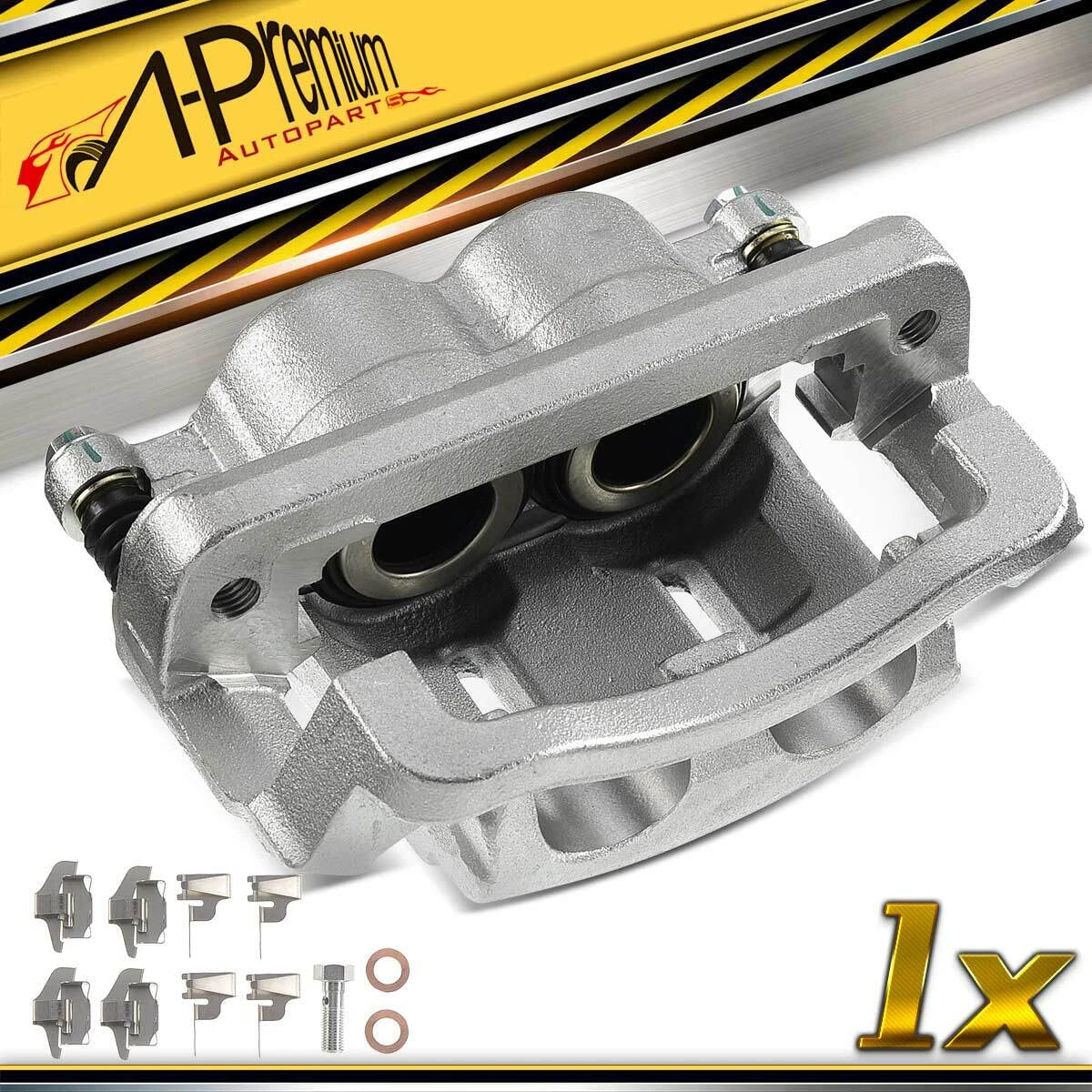 Front Right Brake Caliper with Bracket for Ford F-250 Super Duty (2005–2012)