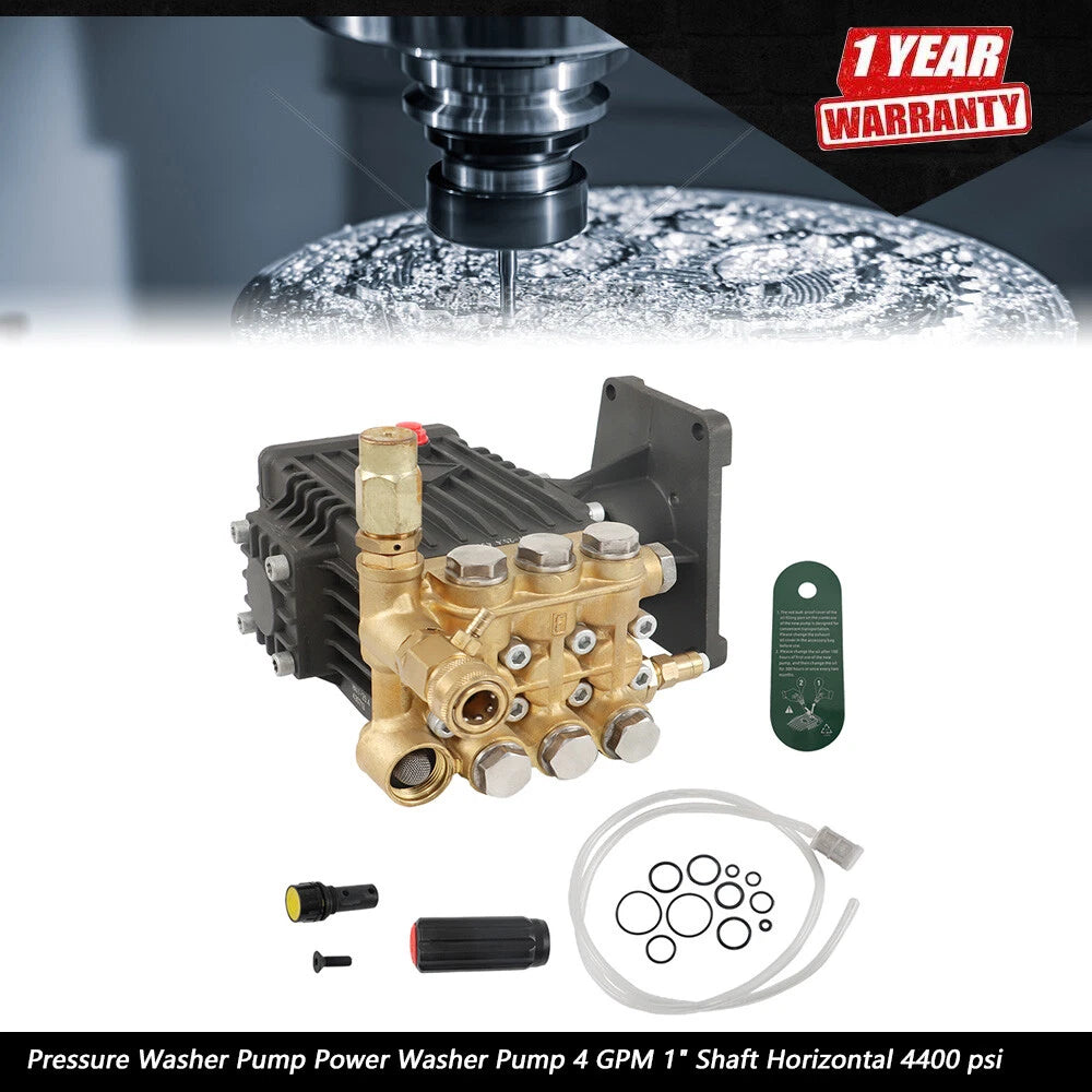Pressure Washer Pump for Power Washer (4 GPM, 4400 PSI)