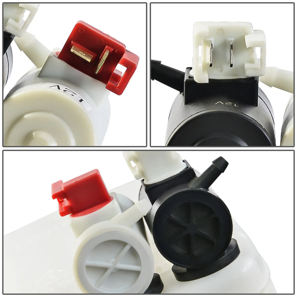 Windshield Washer Fluid Reservoir Tank Bottle w/ Cap & Pump for Acura RSX (2005–2006)