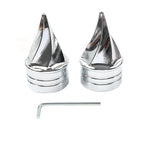 Front Axle Cap Nut Covers for Harley Touring Electra Road Glide Road King (00-07)