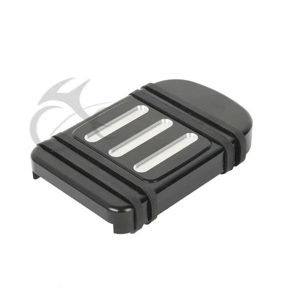 CNC Black Brake Pedal Pad Cover for Harley Dyna (2012–2016) Softail FXST (1986–2017)