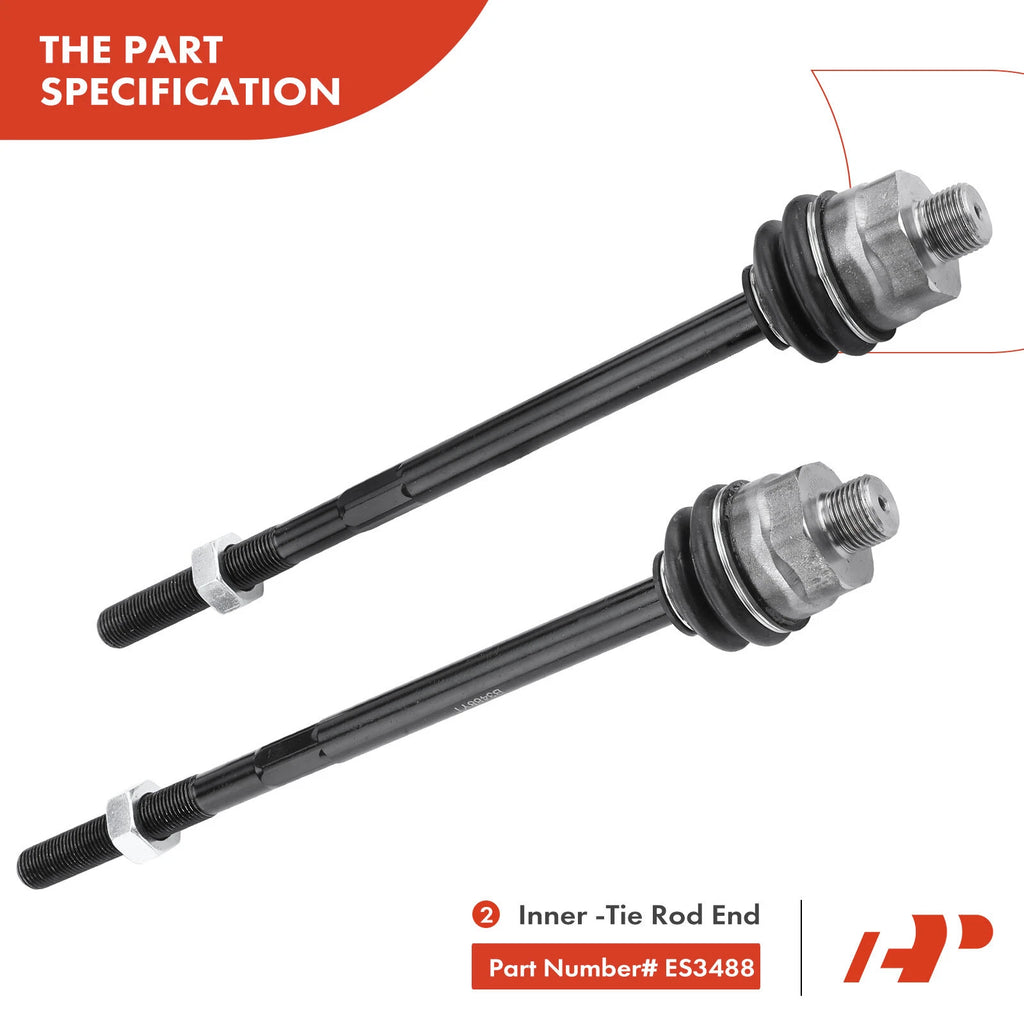 10x Front Control Arm Ball Joint Tie Rod End for Chevy Silverado 2500 (2001-2007)