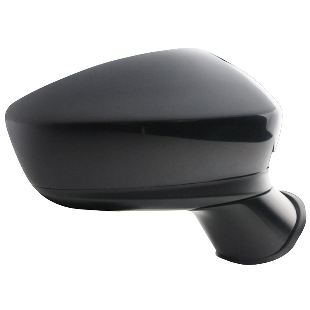 Replacement Black Gloss Passenger Power Door Mirror w/Heated Glass w/Turn Signal