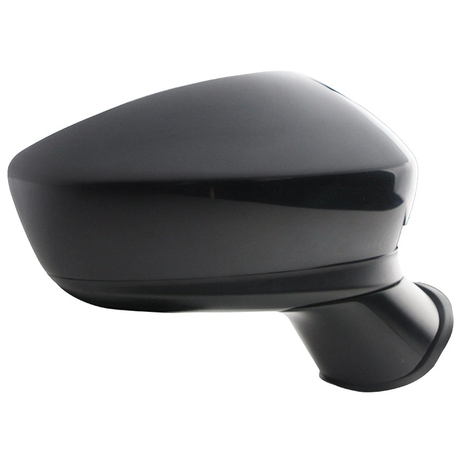 Replacement Black Gloss Passenger Power Door Mirror w/Heated Glass w/Turn Signal
