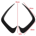Carbon Look Rear Bumper Spoiler Air Vent Cover Trim for BMW G20 G28 (2019–2020)