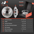 Disc Brake Rotor & Ceramic Pad Set for Nissan Maxima Infiniti