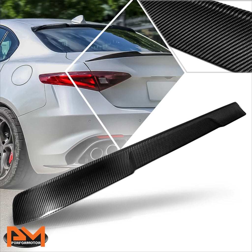 Carbon Fiber Rear Windshield Roof Spoiler for Alfa Romeo Giulia (2017–2021)