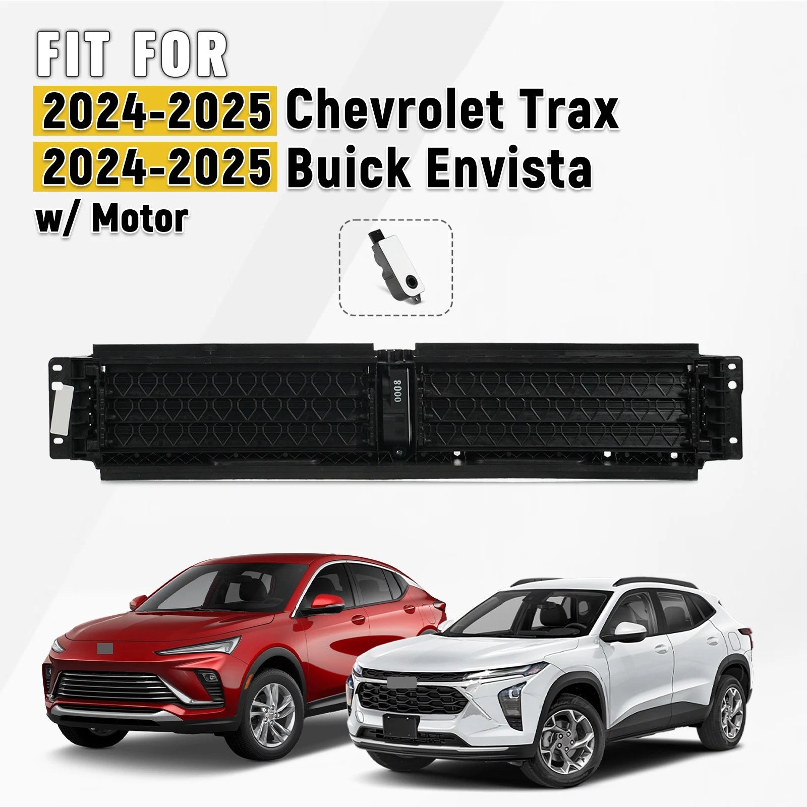 Active Radiator Shutter with Motor for Chevrolet Trax & Buick Envista (2024–2026)