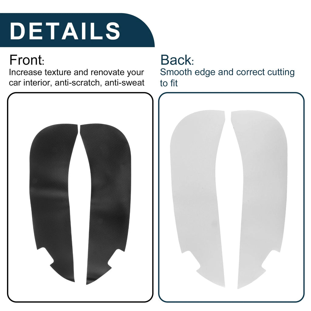 Faux Leather Anti Kick Pad Sticker for Lexus RX 350 (2023–2025)