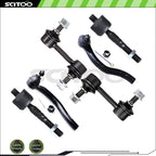 Front Tie Rod End & Sway Bar End Link Suspension Kit for Honda Accord (2003–2007)