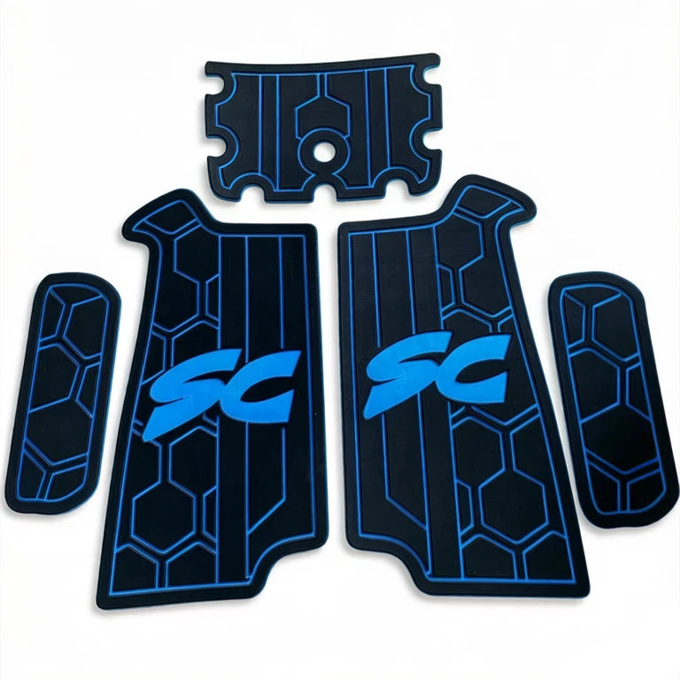 Custom Eva Foam Non-slip Traction Mats for Kawasaki SC (1991)
