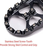 Black Foot Pegs for Harley Sportster Touring Softail Dyna