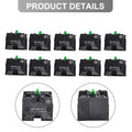 Set of 10 Push Button Joystick Switches for ZB2 BE101C (10A 600V)