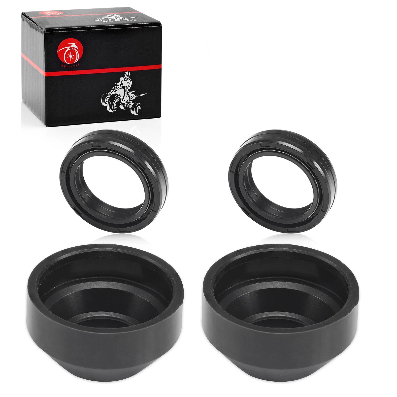 Fork Dust Seal Kit for Kawasaki KZ305 KZ440 KZ400 KX80, Suzuki GN250 GS250T