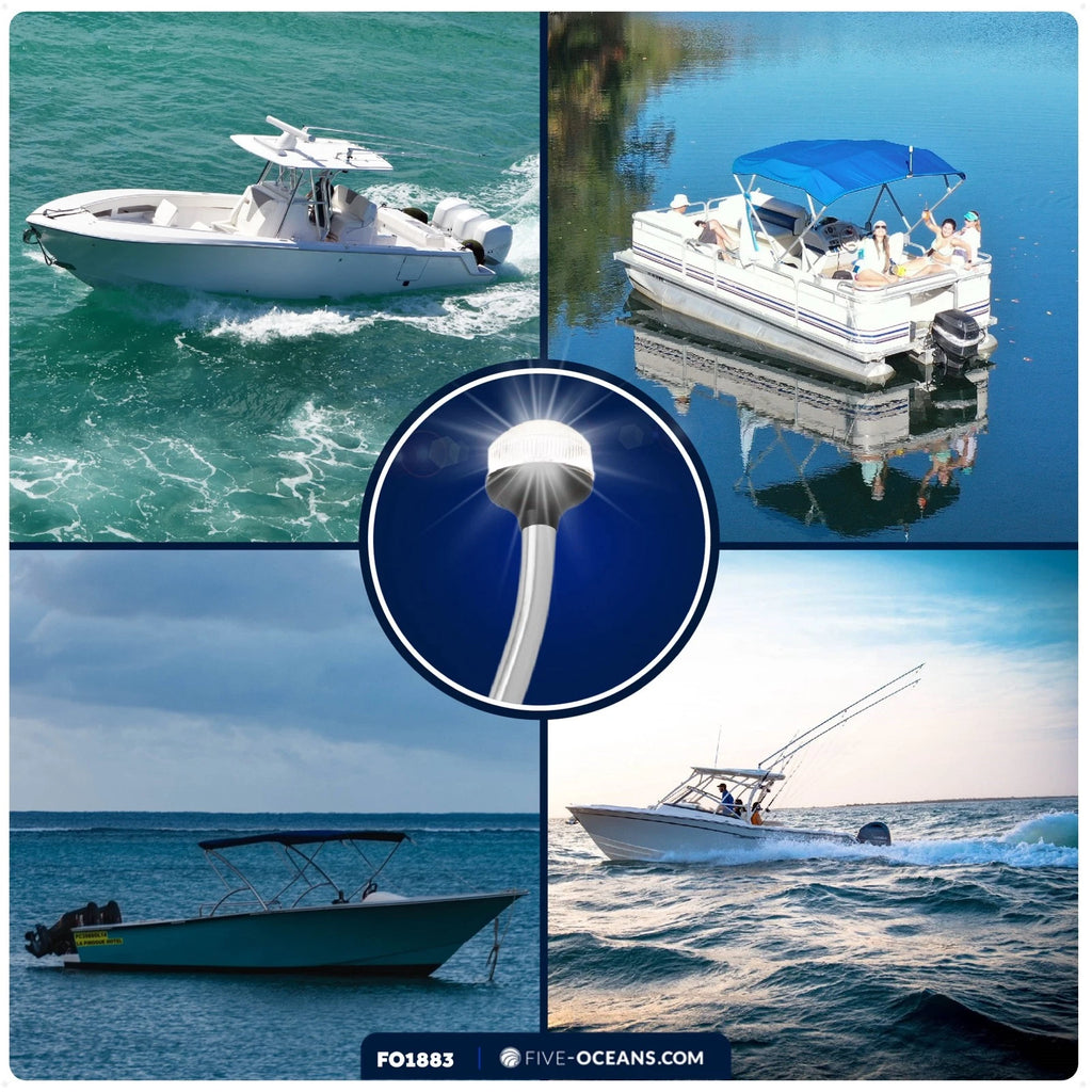 LED Stern Light for Boat (12V, 24")