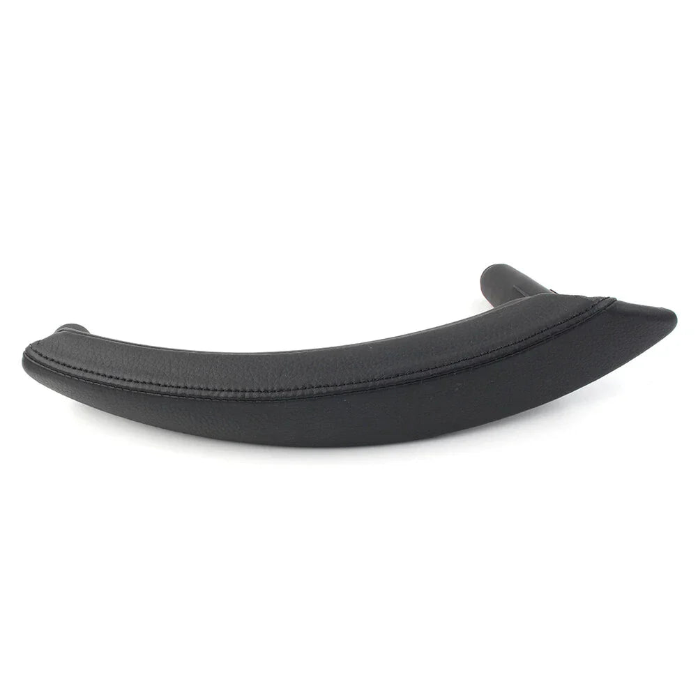 Black Door Trim Pull Handle Right Side Real Leather for BMW X5 X6 (2007-2013)
