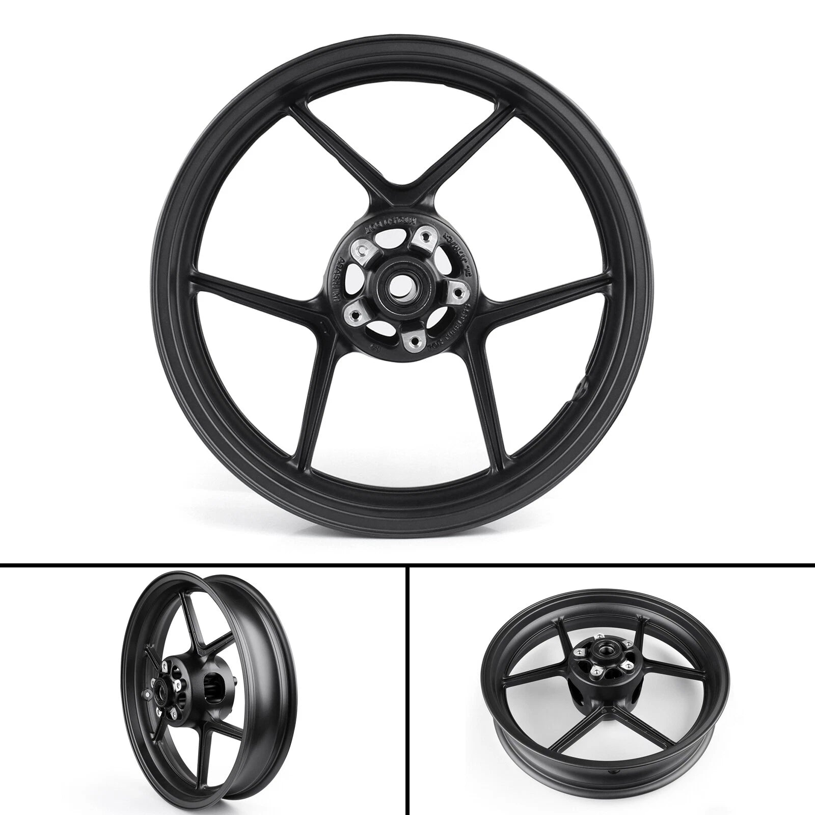 Aluminum Front Wheel Rim Black for Kawasaki ZX-10R Ninja (2006–2010)