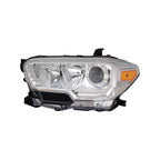 Replacement Driver Side Halogen Headlight Assembly w/o LED Daytime Running Lamp