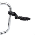 1.25" Black Highway Radical Flat Stiletto Foot Peg Clamp for Harley Sportster