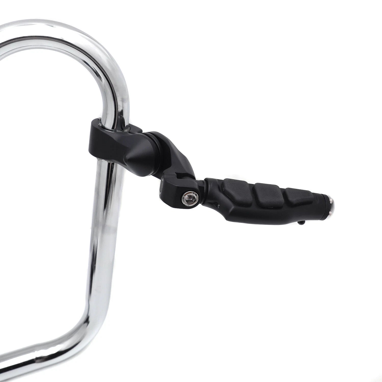 1.25" Black Highway Radical Flat Stiletto Foot Peg Clamp for Harley Sportster