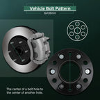 4X 2" Hub Centric Wheel Spacers 6x135 14x1.5 for Ford F150 Expedition (2015–2025)