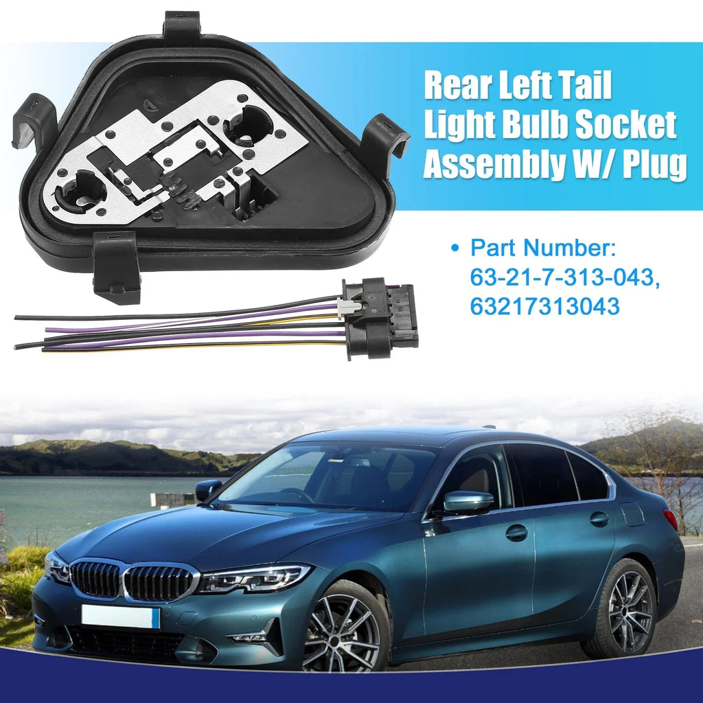 Tail Light Panel Bulb Socket Rear Left for BMW 335i (2014-2015)