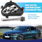 Tail Light Panel Bulb Socket Rear Left for BMW 335i (2014-2015)