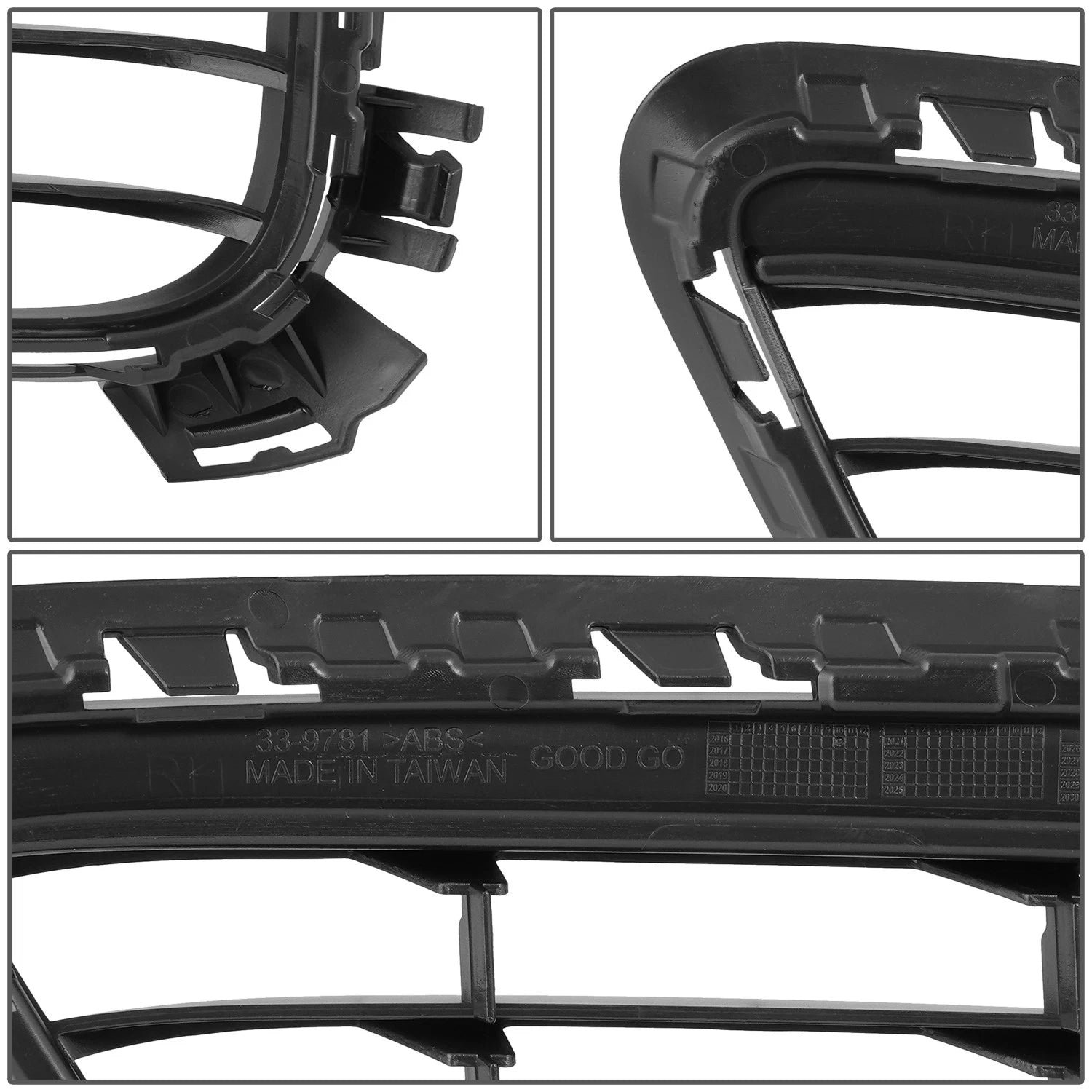 Rear Bumper for Toyota Tundra (2007–2013) with Sensor Hole and Brackets