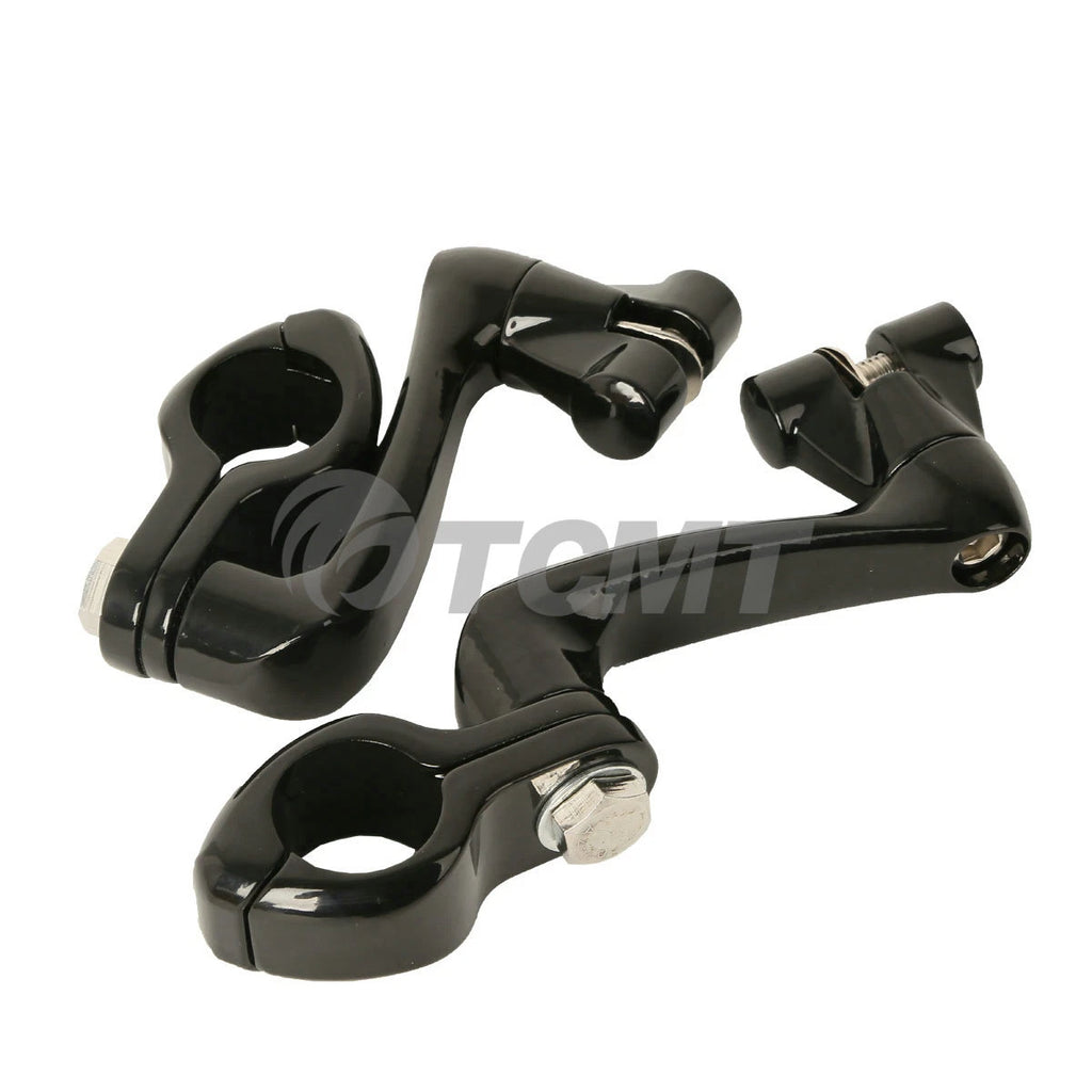 1 1/4" Engine Guard Male Mount Foot Pegs for Harley Dyna